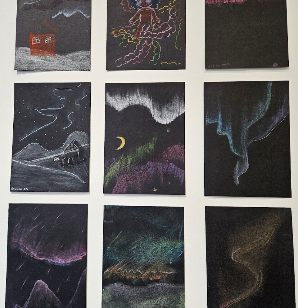 Kunst og musikk i kulturhuset med lovende lokale stjerner Kunst.