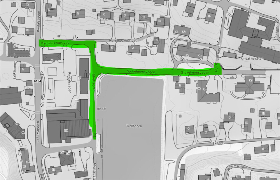 Asfaltering i sentrum og Hov i uke 25 og 26