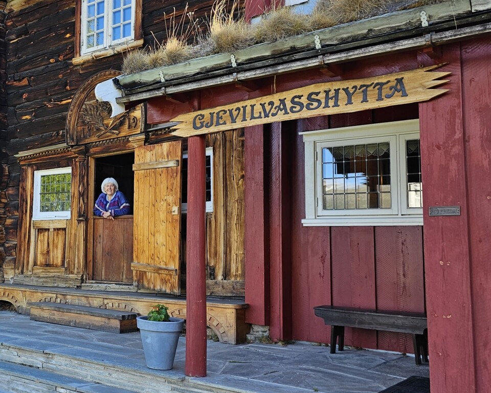 Vertinne Randi Horghagen på Gjevilvasshytta