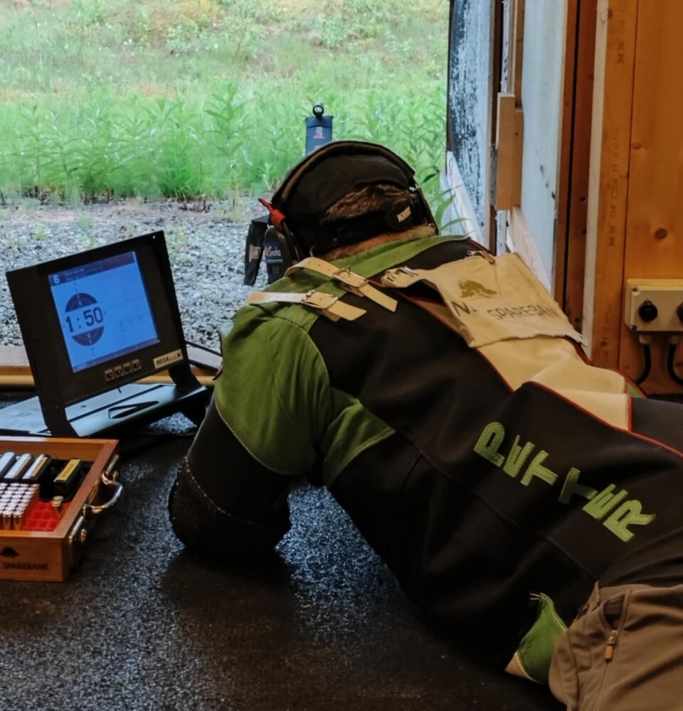 Petter Bolme, Rindal skytterlag, skjøt i klasse V65