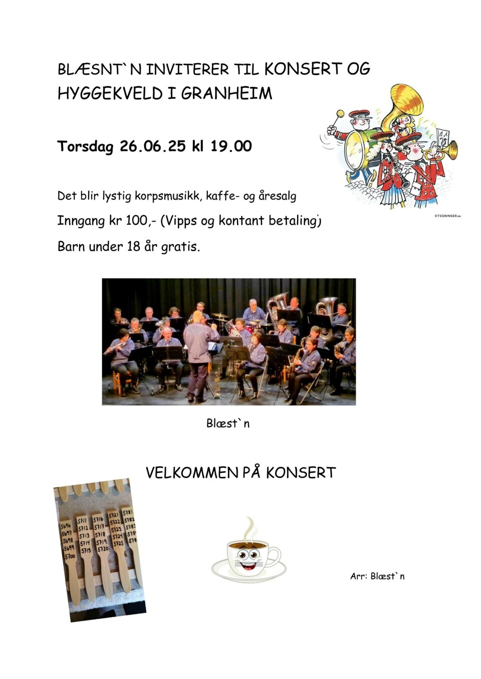 Konsert med Blæstn