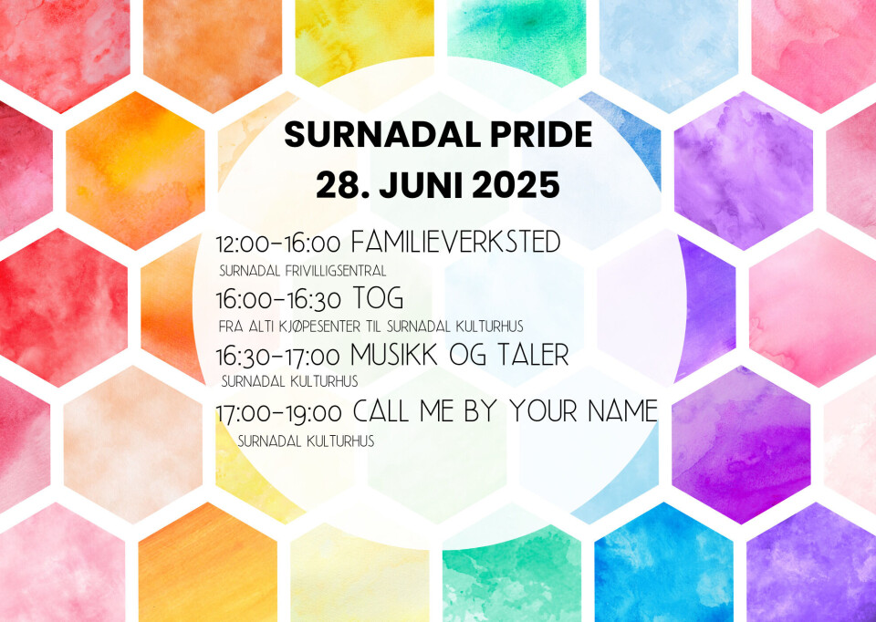 Velkommen til Surnadal Pride!