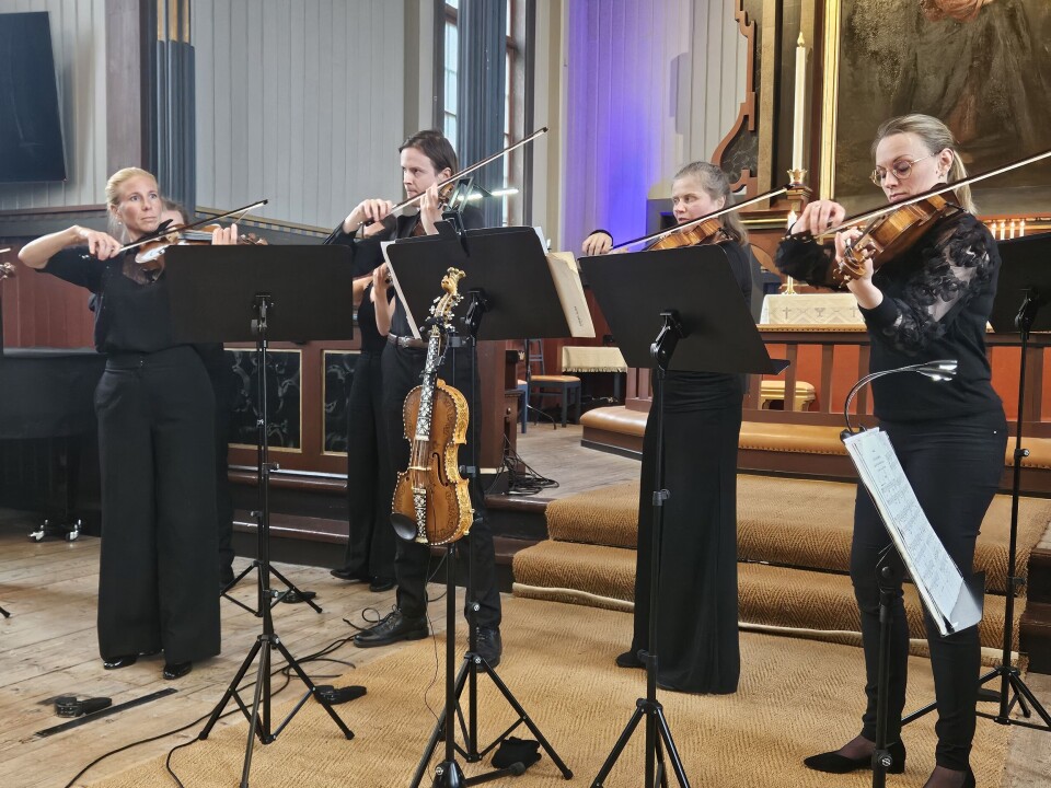 Trondheimsolistene spilte blant annet to verker av Edvard Grieg