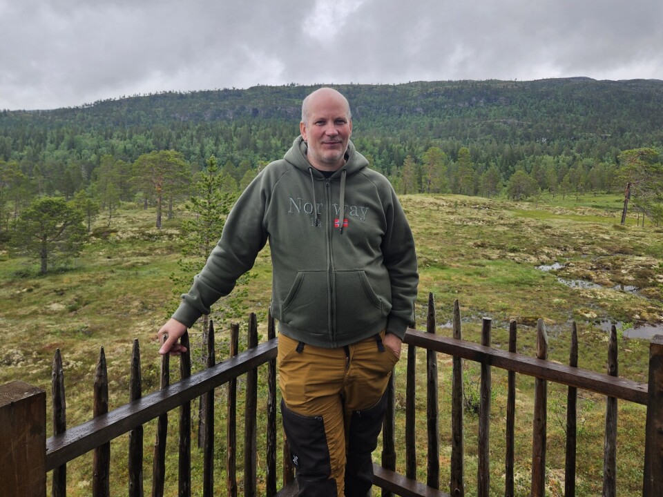 Eier Jon Ola Romundstad fortalte om hvordan hytta ble til.