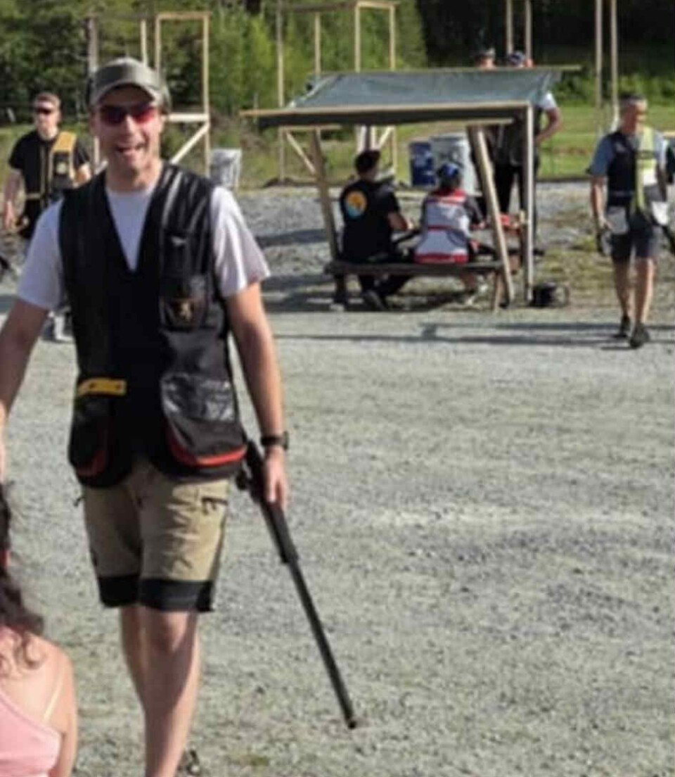 Frode Sæterbø fra Surnadal JFF. En skytter i jegertrap.