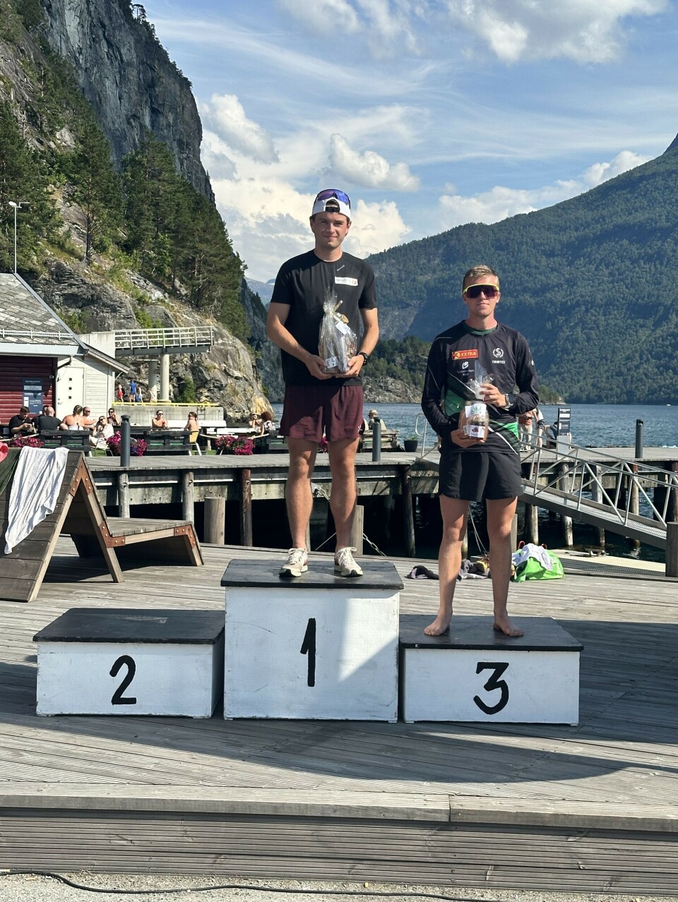 to gutter på pall