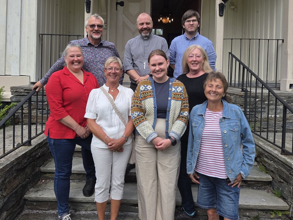 F.v. Annett Ranes, Tor Rune Halset, Eva Jorid Svendsen, Vidar W. Rygh, Åse Kristin Ask Bakke, Amund Valde, Aud Janne Bævre og Lilly Gunn Nyheim