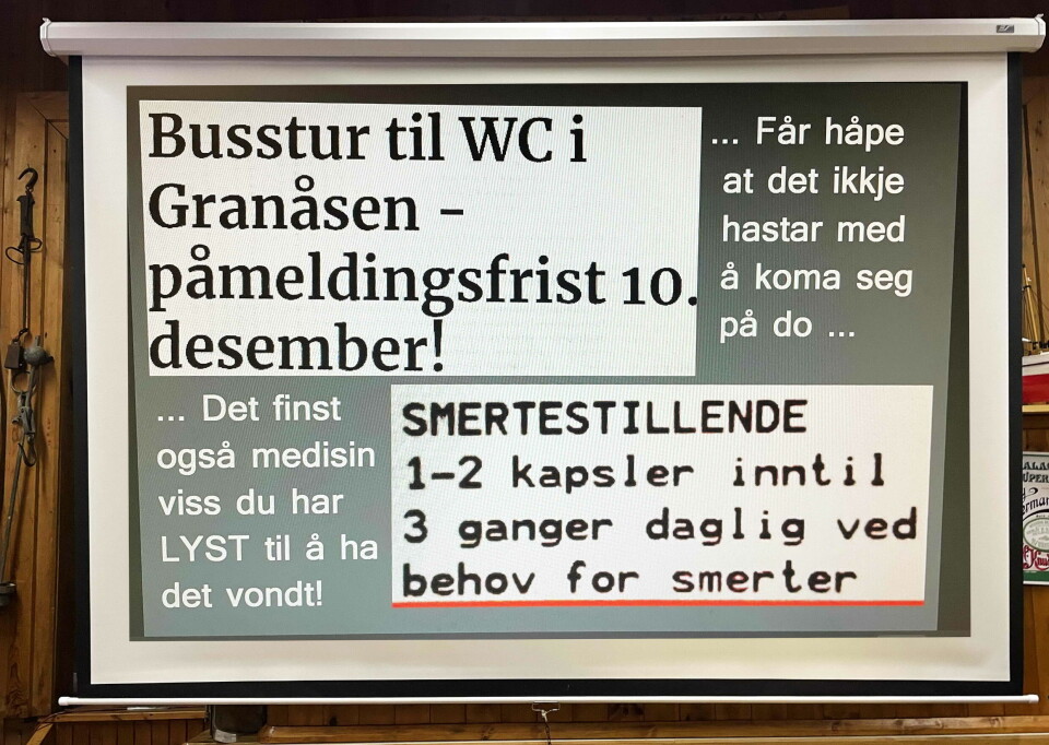 WC-tur og tablettkur: Korleis tolkar ein desse opplysningane?