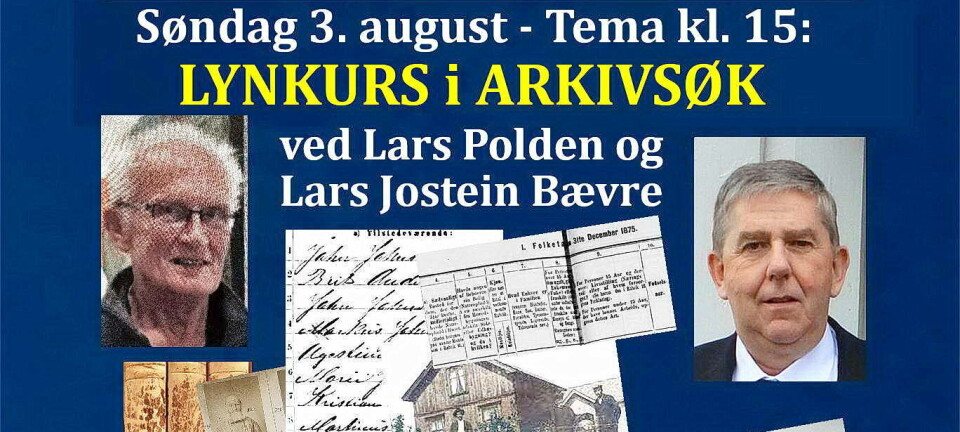 Lynkurs i arkivsøk