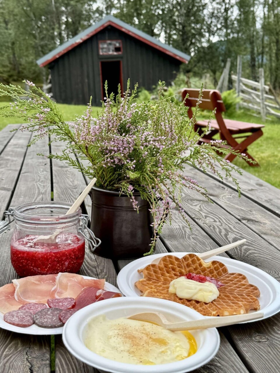 Serveringen var upåklagelig.