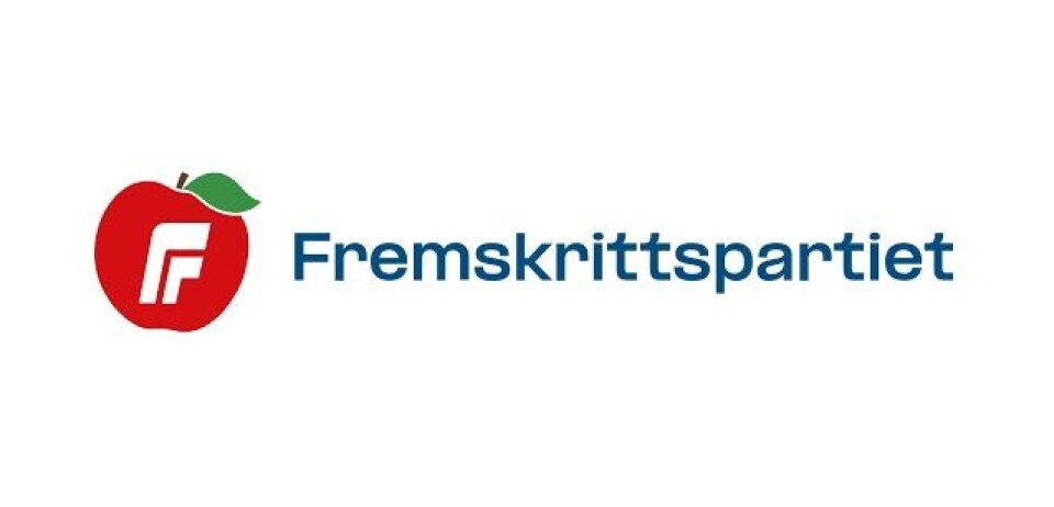 Frank Sve og Joakim Tangen kommer til Surnadal 19. august Fremskrittspartiets logo.