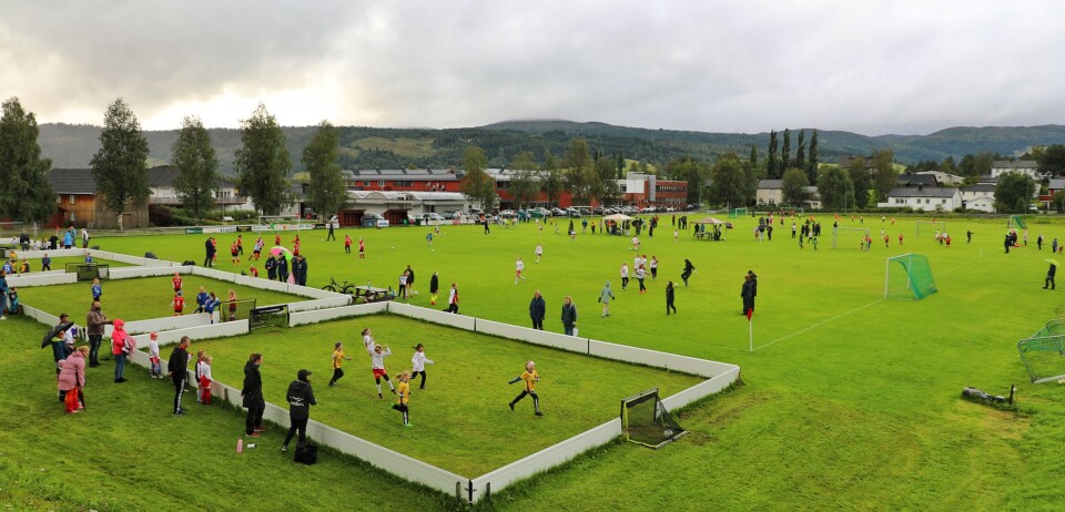 Her var det kamper på baner i alle størrelser
