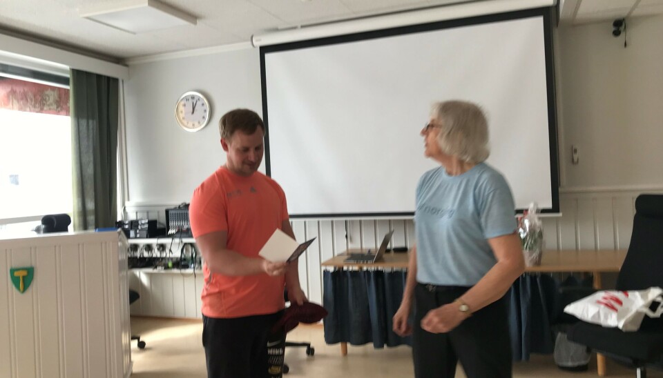 Takk til Jan-Einar Teistklub fra trimgruppa ved Oddny Koksæter.