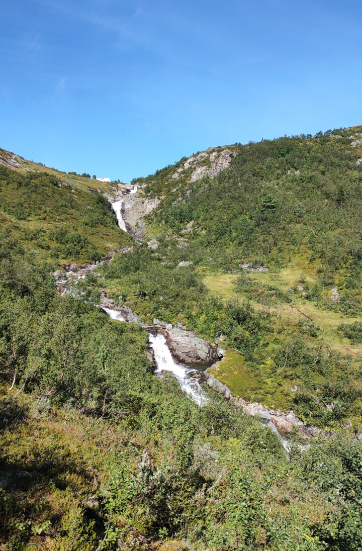 Elva Erga. Ein bekk i fjellet.
