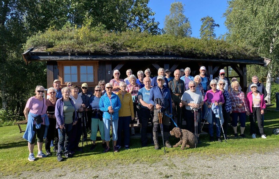 Torsdag gikk stavgangturen til Igltjønna