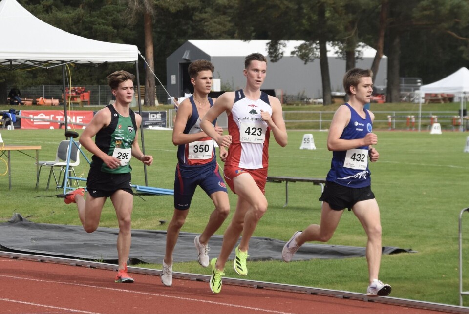Magnus Øyen løp inn til seier på fredagens 3000 meter i UM i Stjørdal