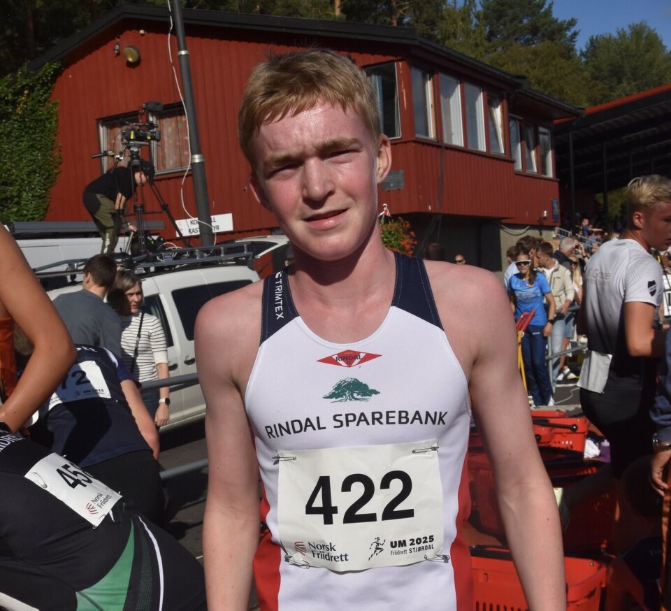 Emil Haseth Balestrand løp både 800 meter på lørdag og 2000 meter på søndag.