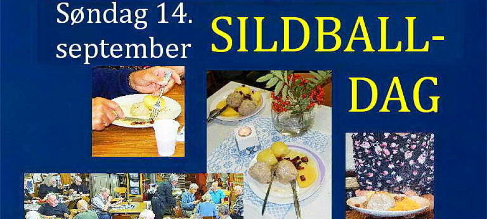 Sildballdag på søndag