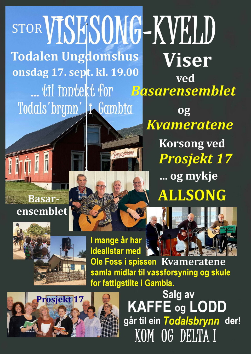Songkveld for «Todalsbrønnen»