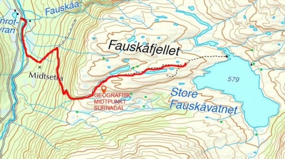 Fjellgruppa i Pensjonistforbundet Surnadal til Fauskåfjellet