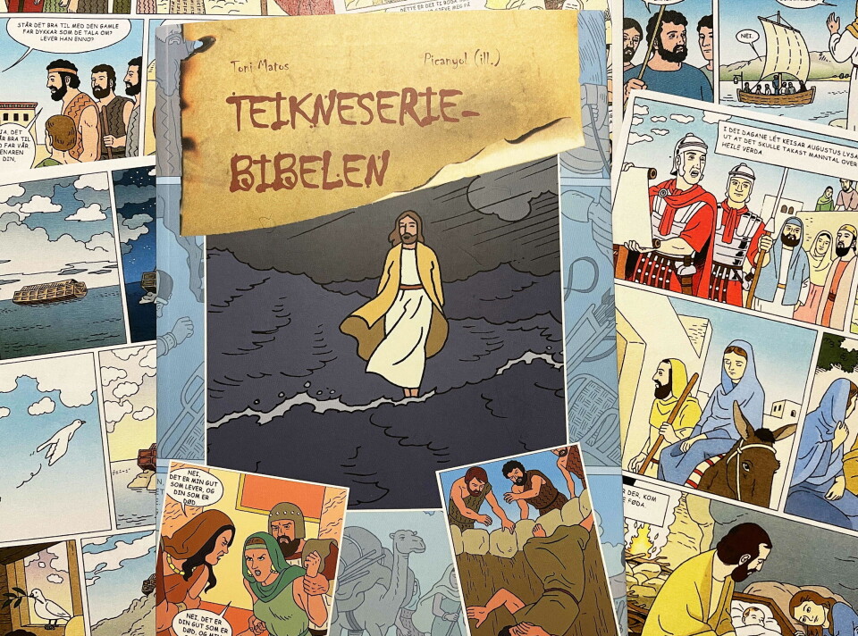 Blant ulike barnebiblar har ein i Åsskard satsa på Teikneseriebibelen som gåve til 5-klassingane. Her er det både spennande og vakre forteljingar – i eit format som dei unge kjenner. Ei bok med tittel 'Teikneseriebibelen'. Og mange illsutrasjoner fra bibelhistoria.