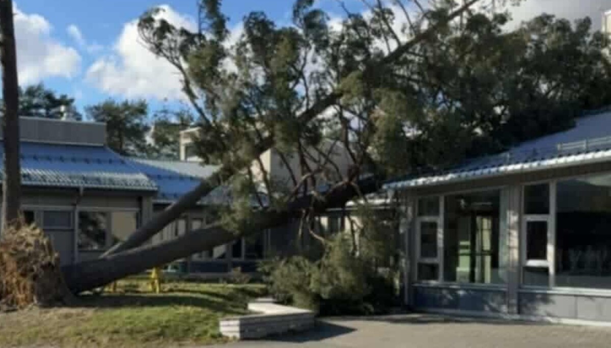 Rindal Skole rammet av 'Amy'