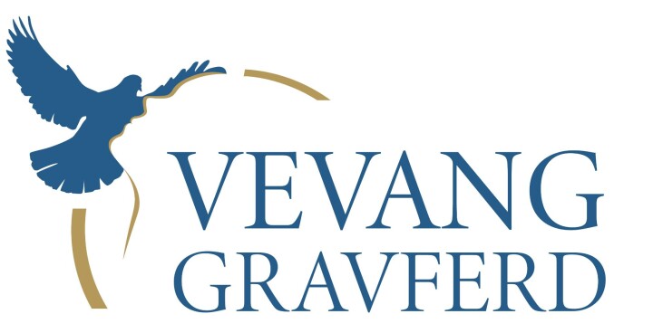 Minnesidene er nede Logoen til Vevang gravferd