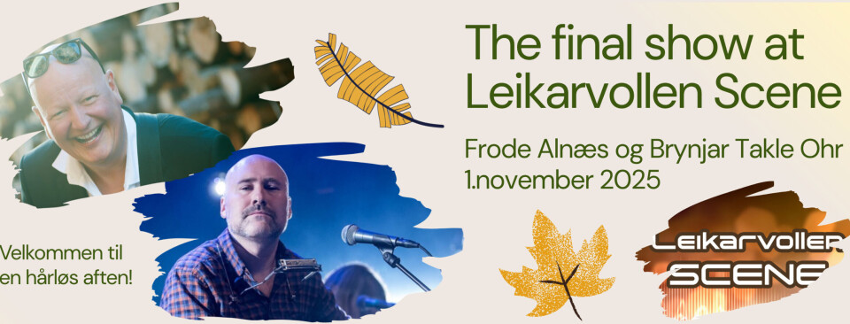 Kun 1 uke igjen! Sikre deg billetter til den aller siste konserten på Leikarvollen!