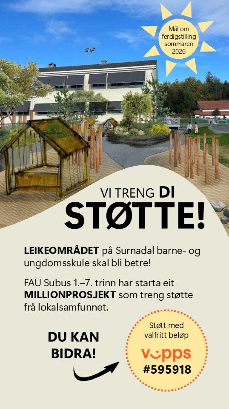 Uteområdet er 'i rute'