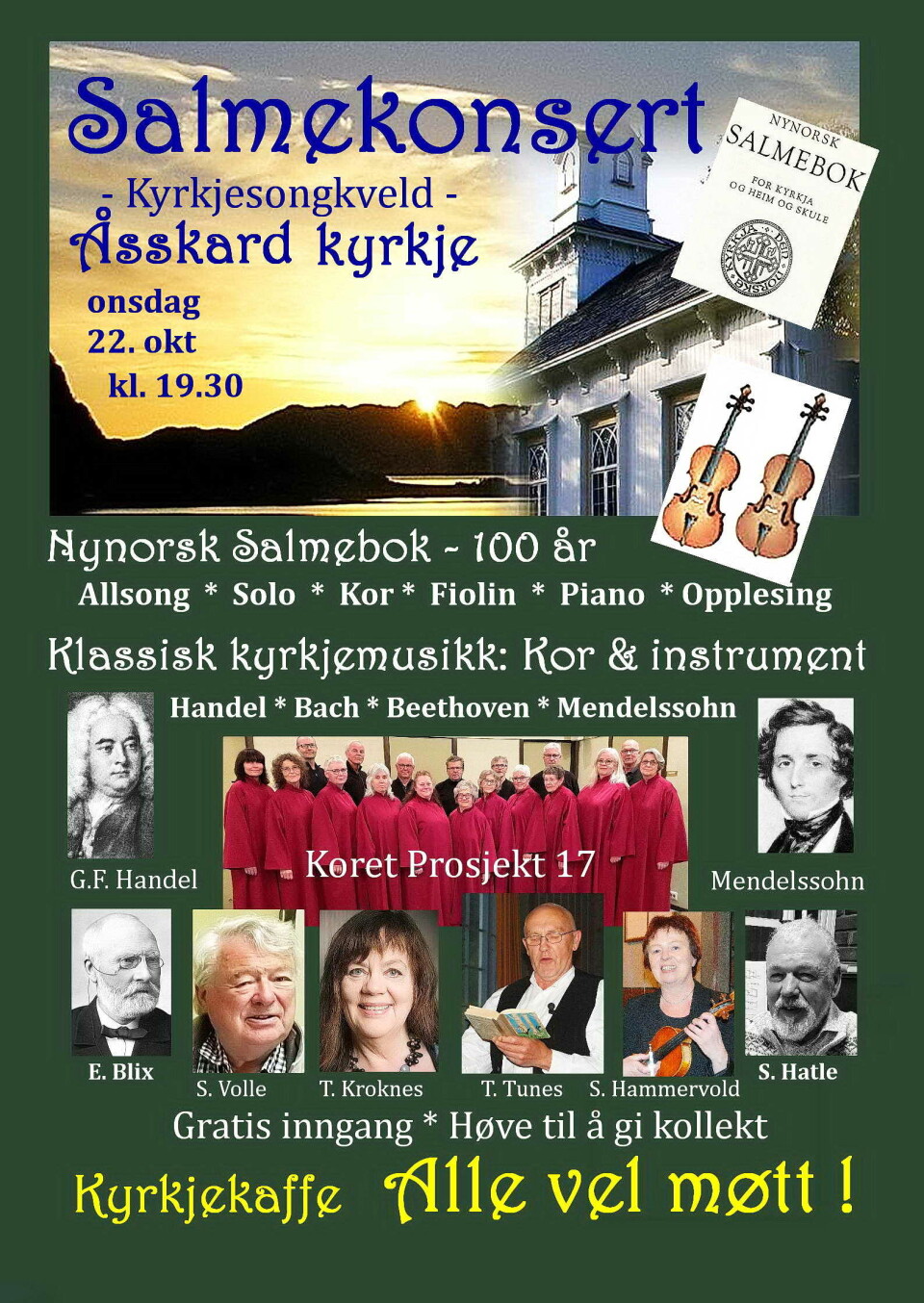 Salmekonsert og klassisk