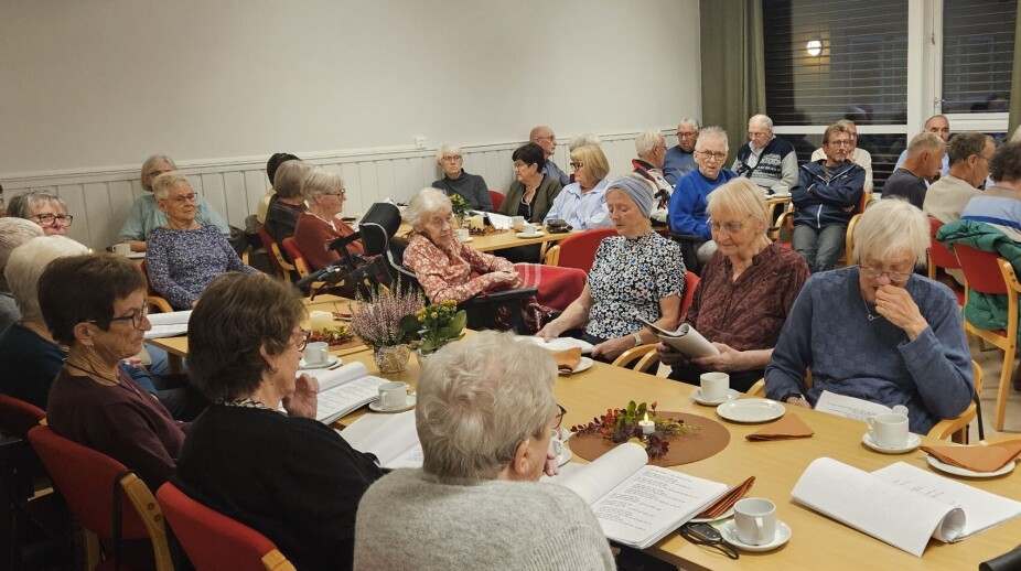 Fullt hus på 'Syng med oss'