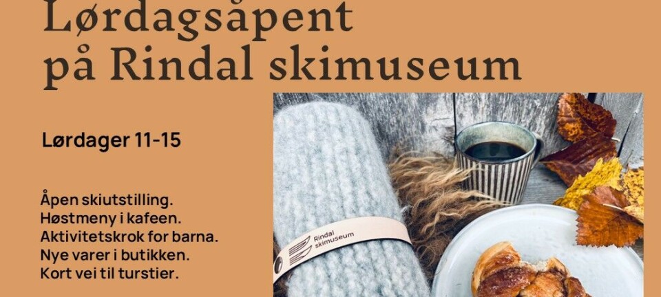 Lørdagsåpent på Rindal skimuseum