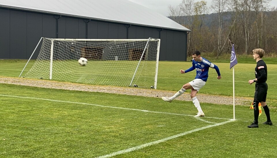 fotballspillere på bane