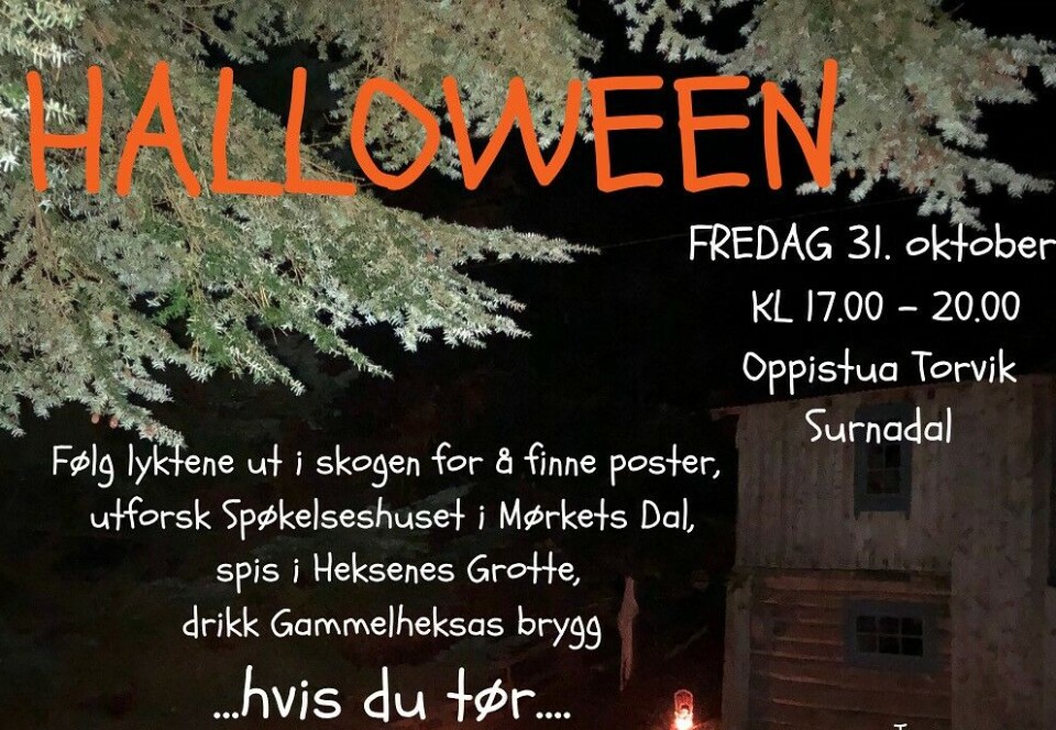 Halloween Opp&ut på fredag