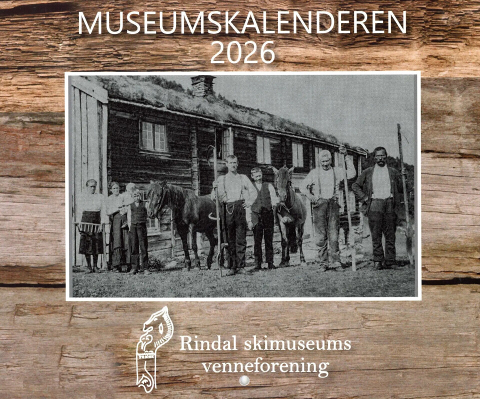 Forsiden av Museumskalenderen 2026