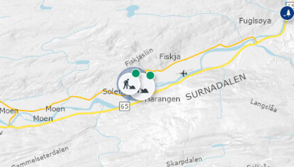 Fv 6150 Ved ya I vre Surnadal Er pen I Begge Kj reretninger fv-6150-ved-ya-i-vre-surnadal-er-pen-i-begge-kj-reretninger
