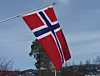 Et norsk flagg.