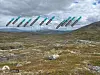 Bilde av fjell med stedsangivelser