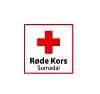 Rød Røde Kors-logo med teksten Surnadal på hvit bakgrunn.