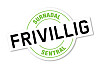 Logo med teksten «FRIVILLIG» og «SURNADAL SENTRAL» i svart og grønt.