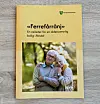 Gul brosjyre fra Rindal kommune med bilde av et eldre par på forsiden.