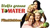 Filmplakat med fire kvinner, grønne tomater og teksten «Stekte grønne tomater».